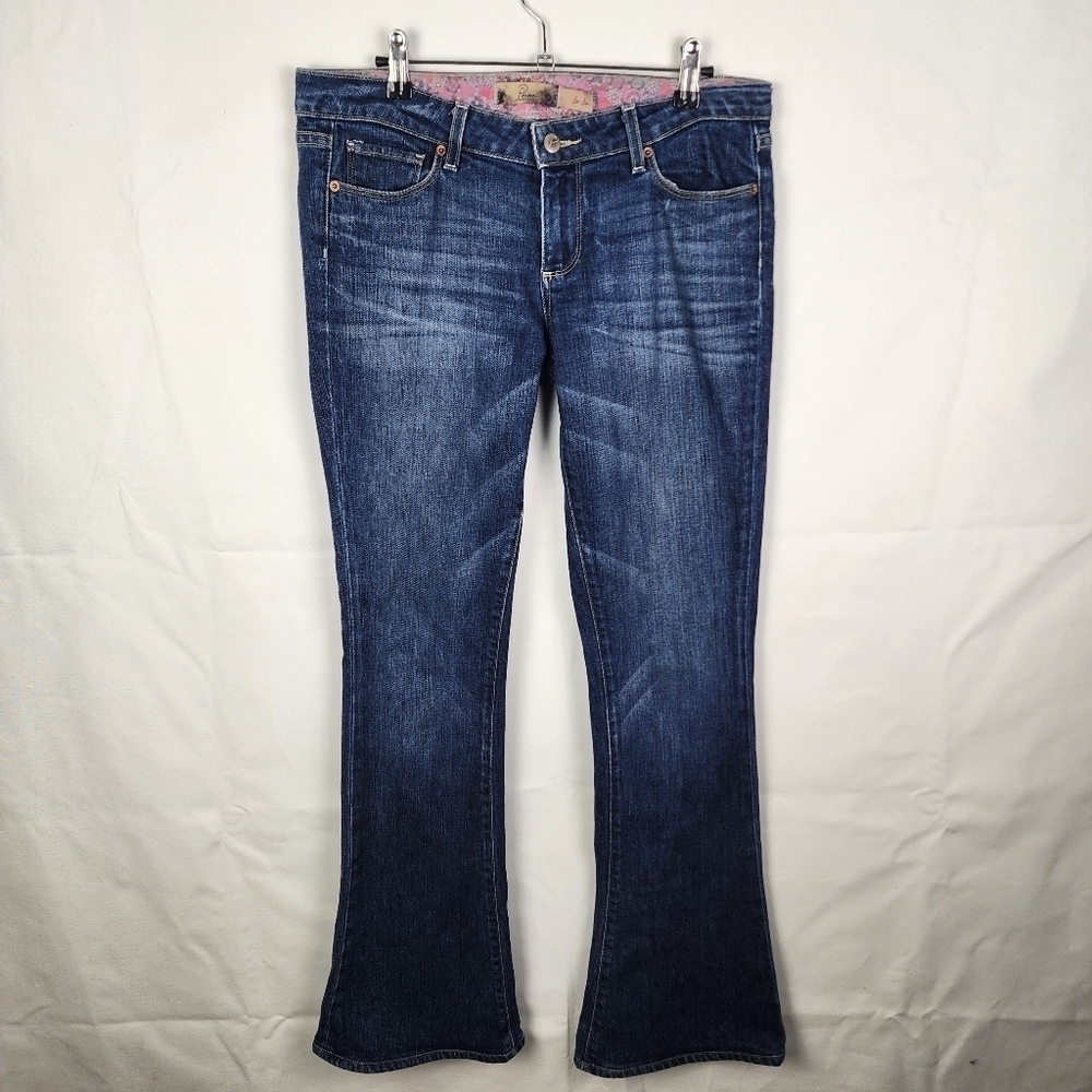 Paige Y2K Flare Leg Jeans SIZE 29 Boho Hippie Festival